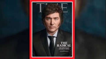 Javier Milei fue elegido para la portada de la revista Time