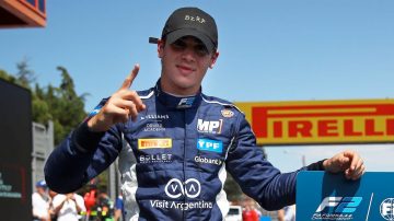 Franco Colapinto se subió al podio en la F2 de España