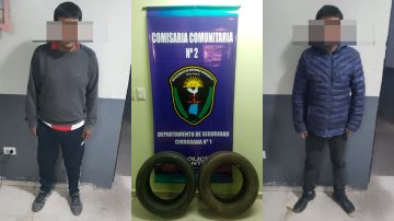 Robo de cubiertas: Dos detenidos y numerosos objetos recuperados