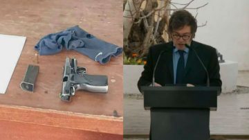 Detuvieron a un hombre armado en la zona del acto que Milei encabezó en San Juan