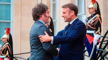 Milei llegó a París y mantuvo un encuentro con Macron antes de la inauguración de los Juegos Olímpicos