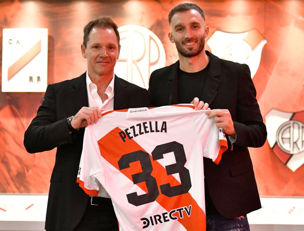 River presentó a otro campeón mundial: Germán Pezzella