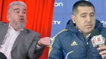 VIDEO: Riquelme se cruzó con un periodista al aire y abandonó la entrevista