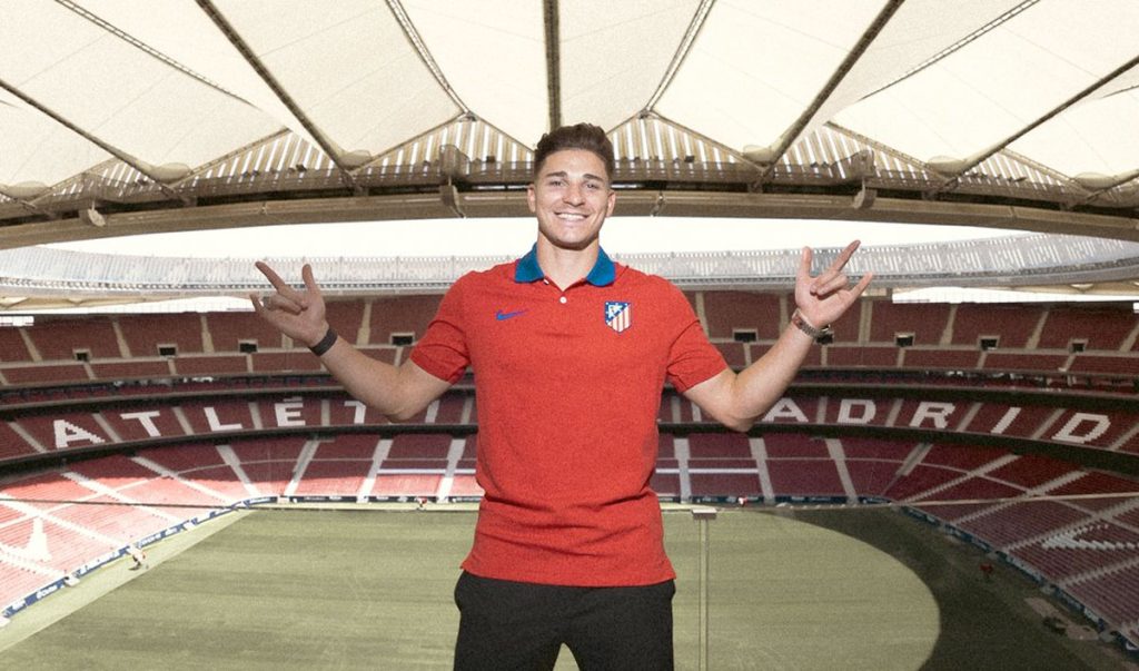 Julián Álvarez, tras su llegada al Atlético de Madrid: “Estoy muy contento e ilusionado”