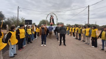 Santa Rosa reunió a una multitud en Suncho Corral