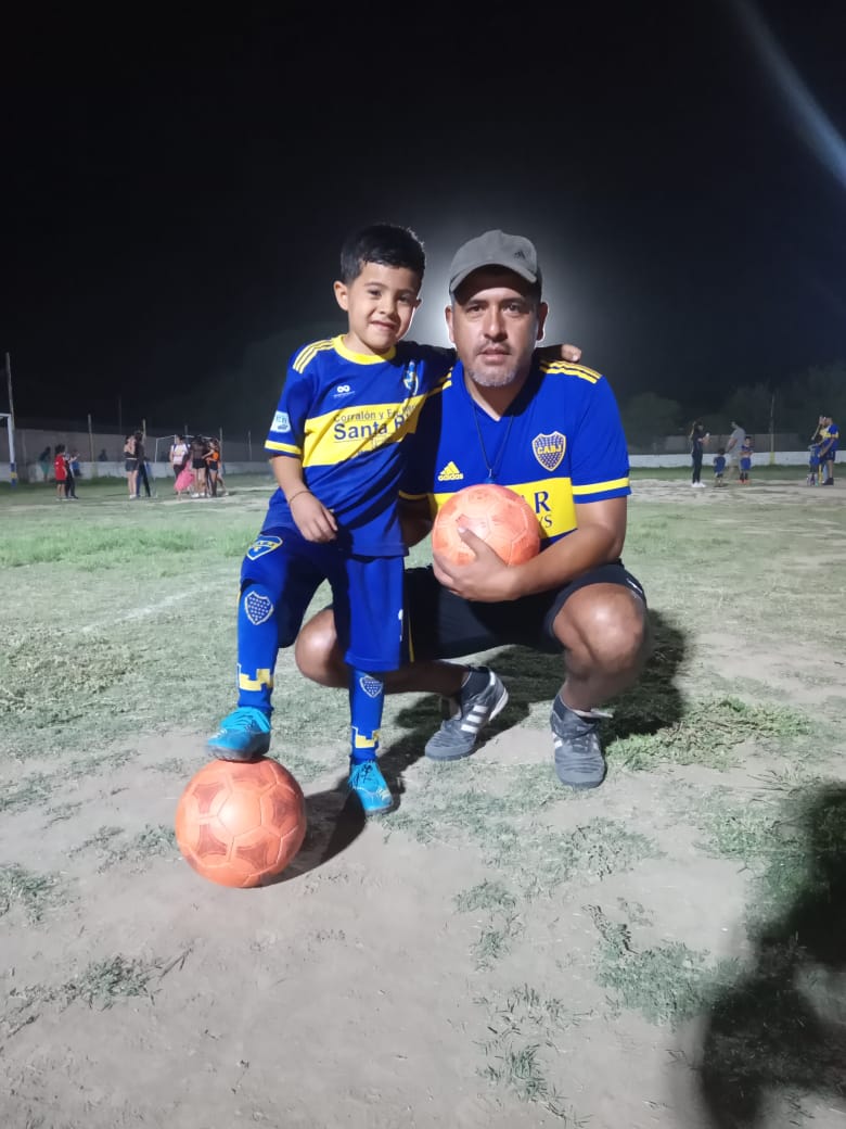 Thian y "Cusi", su entrenador