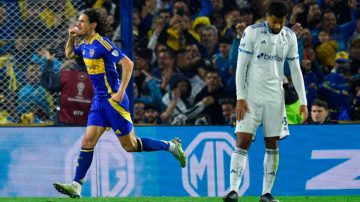 Boca la ganó a Cruzeiro e irá con ventaja a Brasil