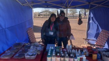 En Campo Gallo organizaron una feria municipal para paliar la crisis