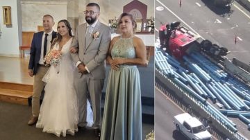 Un camión perdió la carga y provocó la muerte de recién casados que viajaban a su luna de miel