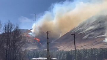 Tafí del Valle: se registran incendios de impactantes proporciones