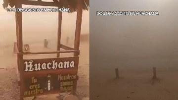 VIDEO: El viento Zonda azotó el interior santiagueño