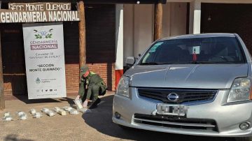 Monte Quemado: Gendarmería interceptó a un auto con más de 15 kilos de cocaína ocultos en el tanque