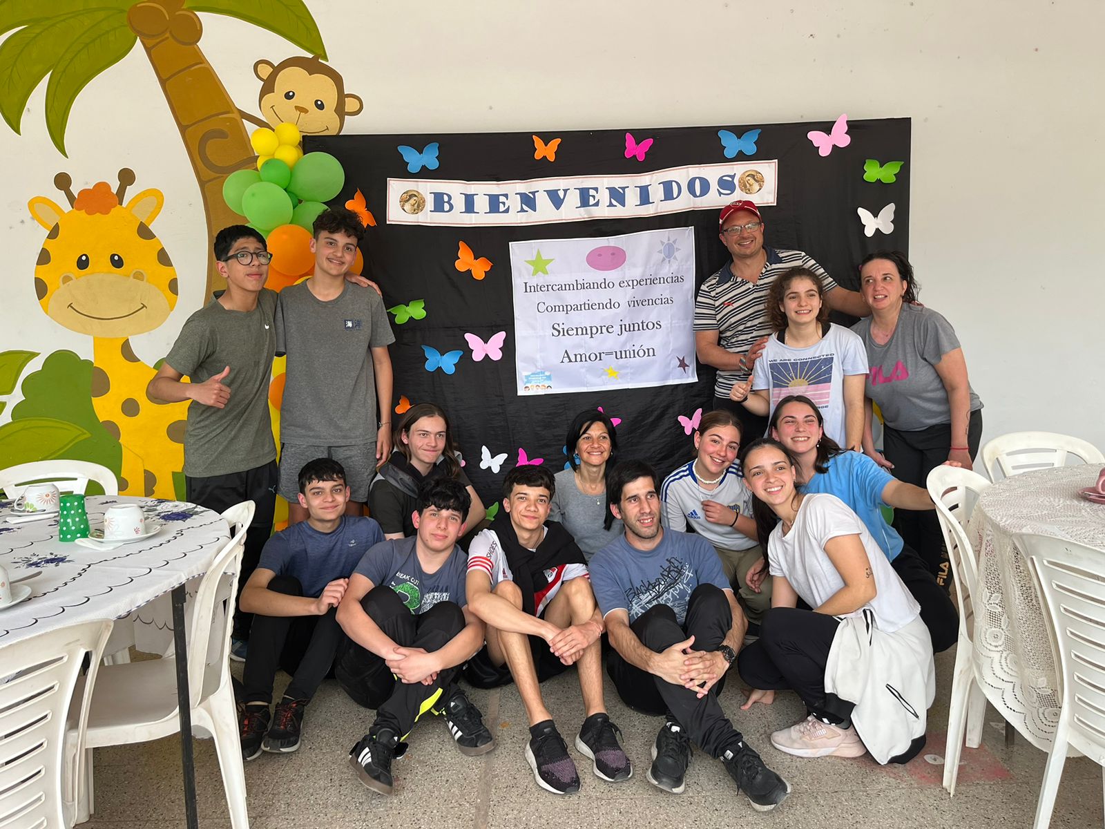 Los jóvenes pertenecen al Centro Educativo Rubén Darío