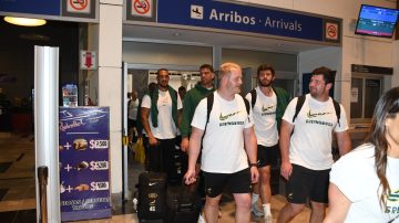 Los Springboks pisaron suelo santiagueño para enfrentar a Los Pumas en el “Madre de Ciudades”