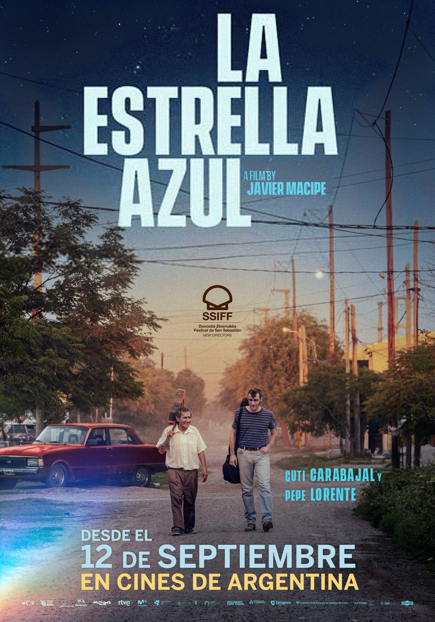 Afiche oficial de La Estrella Azul