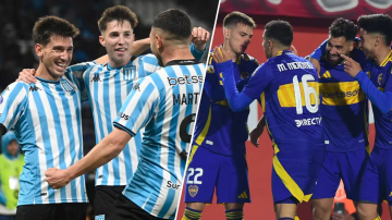 Racing y Boca se enfrentan en el “Cilindro” de Avellaneda