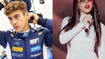 Más rápido que un Fórmula 1: “Te la mando por privado”, la respuesta de Colapinto a Nicki Nicole