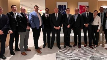 Gerardo Zamora en Nueva York: mantuvo un importante encuentro con empresarios