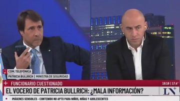 Eduardo Feinmann se cruzó en vivo con Patricia Bullrich y pidió la renuncia de la ministra