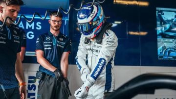 Franco Colapinto terminó 12° en la clasificación del GP de Singapur