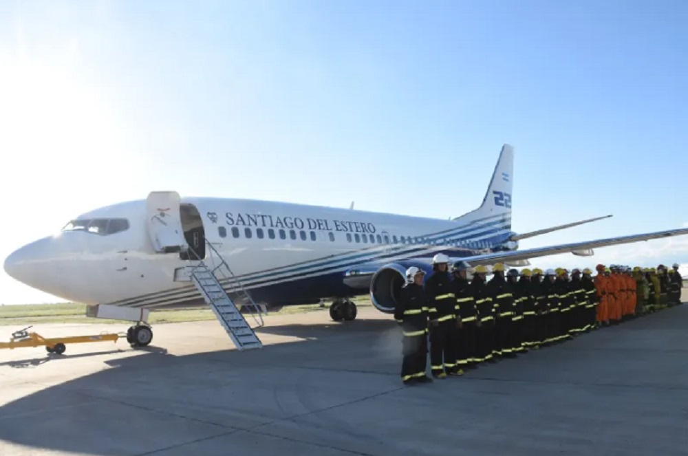 Zamora envió el avión hidrante a Córdoba