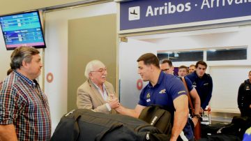 Los Pumas sueltos en Santiago del Estero: arribó el seleccionado argentino de rugby a la provincia
