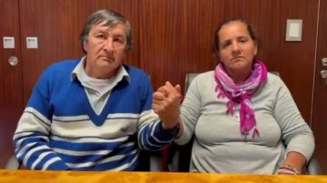 Los padres de Loan piden excavar una sepultura hecha al costado de una ruta