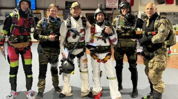 Paracaidistas argentinos rompieron un récord mundial con un salto desde la estratósfera