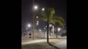 Video: motociclista murió al derrapar cuando corría picadas en Las Termas