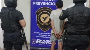 Tenía pedido de detención en Buenos Aires y lo atraparon robando en Termas de Río Hondo