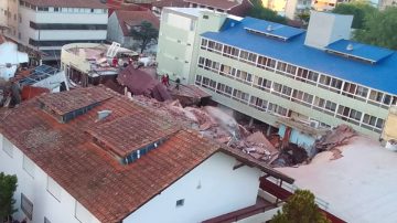 Encontraron muerto a un jubilado por el derrumbe en el hotel de Villa Gesell