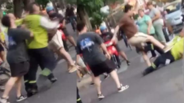 La ciudad de la furia: violento enfrentamiento en pleno centro santiagueño causó indignación y demoras en el tránsito