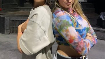 La bandeña Maki Rojas se lució cantando con Valentino Merlo en Carlos Paz