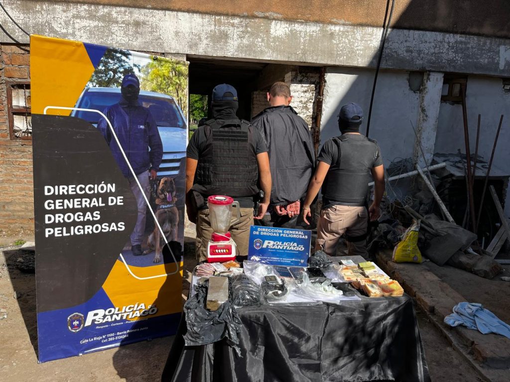 Duro golpe al narcomenudeo en Loreto tras dos allanamientos en el barrio Centro