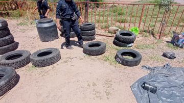 Detienen a dos chaqueños que transportaban neumáticos y hojas de coca de contrabando