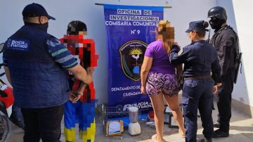 Detienen a un hombre y una mujer por robos en la zona norte de ciudad Capital