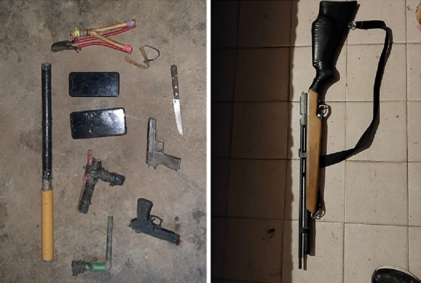 La Banda: allanan dos casas, detienen a dos hombres y secuestran armas y drogas