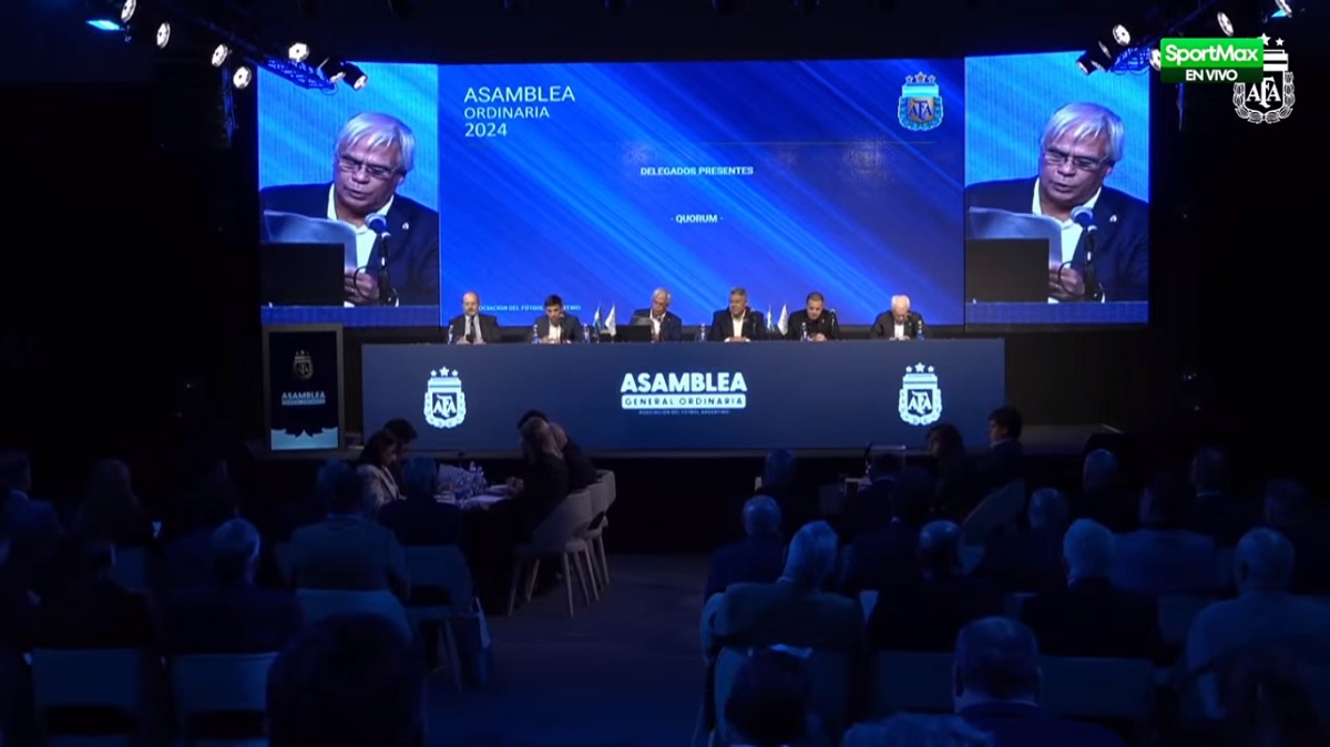 La asamblea de la AFA se realizó en el predio Lionel Messi