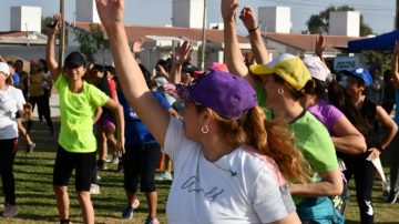Invitan a participar de una clase gratis de ritmos en el Parque Sur