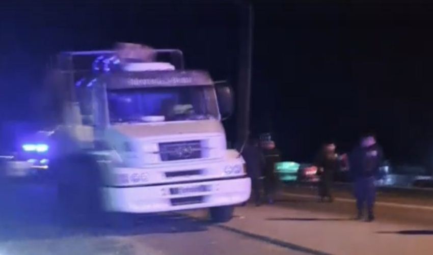 En plena madrugada, vecinos se le cruzaron a un camionero y le robaron packs de papel higiénico