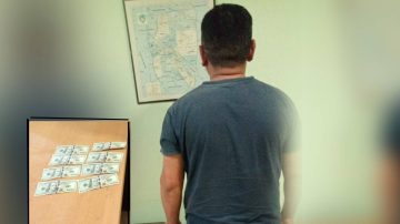 Un hombre quedó tras las rejas cuando quiso cambiar 800 dólares falsos