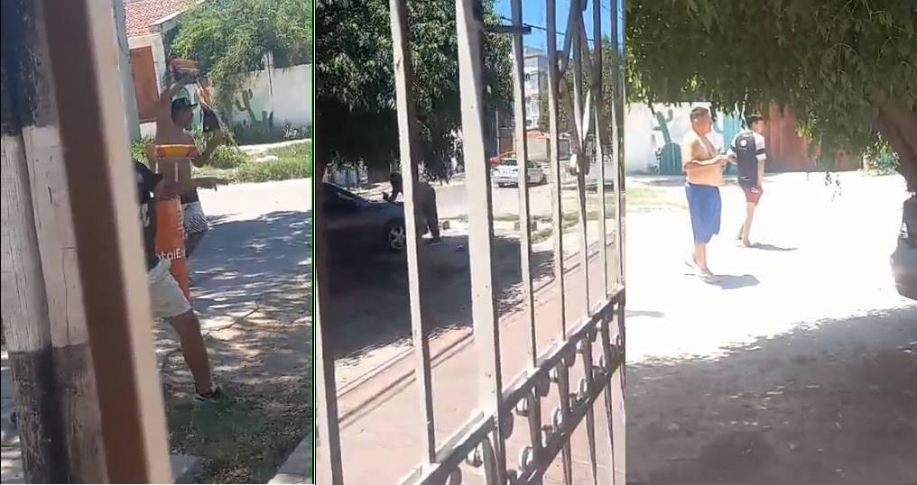 Disparos, ladrillazos, amenazas y vecinos encerrados: el video de la pelea de barras del “Ferro”