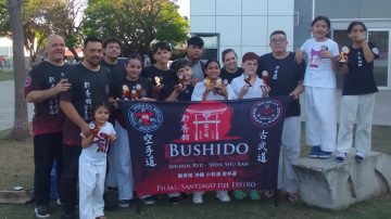 Santiago en lo mas alto del Karate-do y Kobudo, a Nivel Nacional, de manos del Dojo Bushido