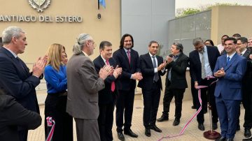 Gerardo Zamora inauguró importantes obras en Monte Quemado