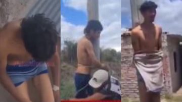 VIDEO. Le robaron, los vio en la calle y los ató a un poste: “La justicia no hace nada”