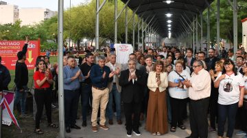 Inauguraron la segunda etapa de remodelación del parque Oeste