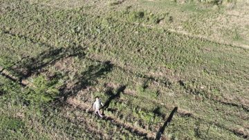Encontraron a una niña de tres años que estuvo cinco horas perdida en un monte gracias a un dron
