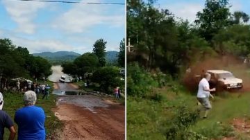 El video del impactante accidente en un rally en Tucumán: un auto despistó y chocó a un camarógrafo