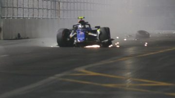 Franco Colapinto tuvo un durísimo choque en la Q2