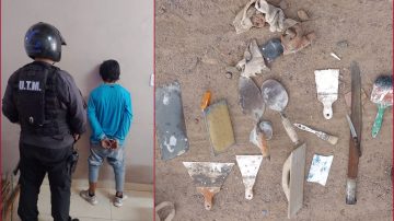 Capturan a un delincuente que ingresó a robar a Lo Bruno